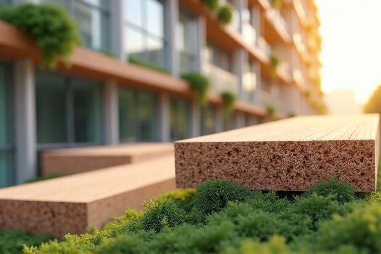 Nachhaltige Baustoffe und Green Building Fassade